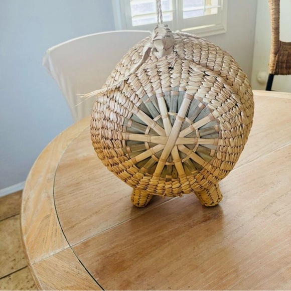 Babe Bag Wicker Pig Basket Bag Large Capacity Opens At Rear - Picture 4 of 9